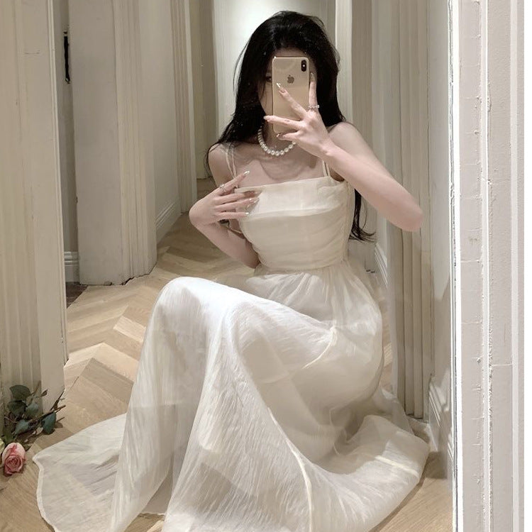 Apricot Bandeau Dress