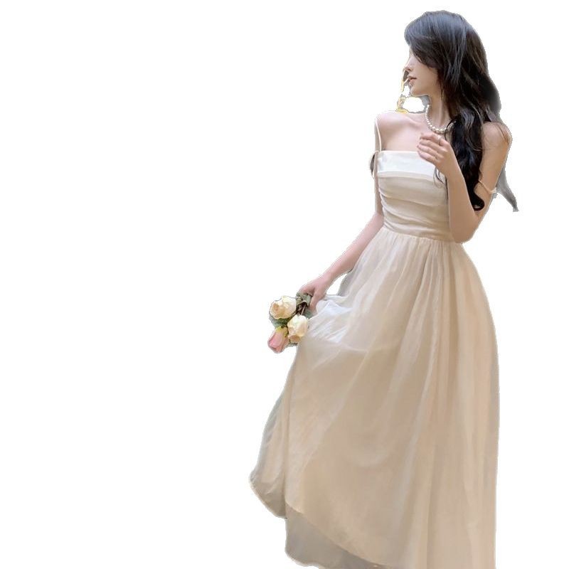 Apricot Bandeau Dress