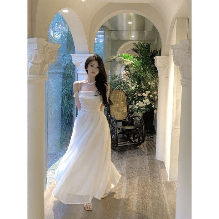 Apricot Bandeau Dress